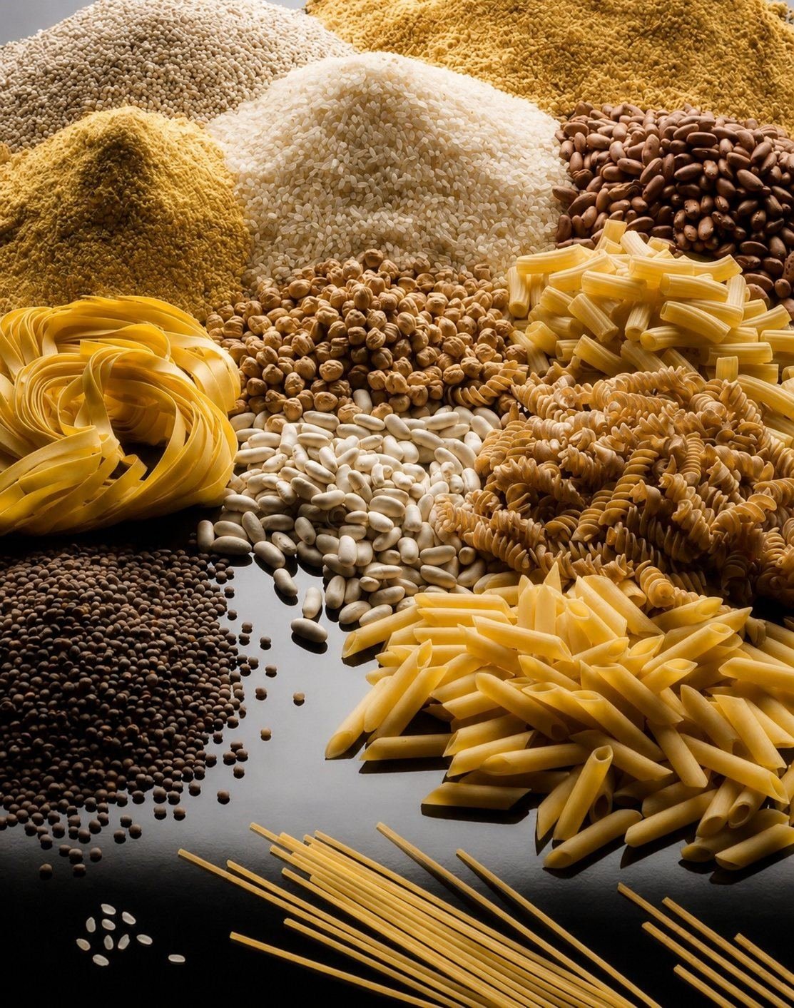 Arroz num recipiente